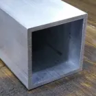 Труба квадратна алюмінієва 30х30х3 без покриття, деталь 0,5 метри