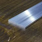 Смуга алюмінієва 25х2 без покриття, 0,5 метри