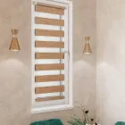 Ролет тканинний Roll deLuxe День Ніч Дуб 70*160 см