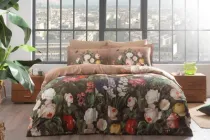 Двоспальний Євро комплект TAC Ponya Сатин-Digital