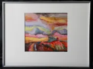 Картина акварель "Пейзаж" 30/40 2012