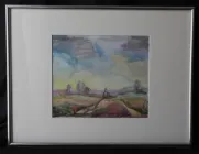 Картина акварель "Пейзаж 2" 30/40 2012