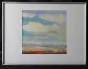 Картина акварель "Хмари" 30/40 2012