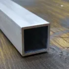 Труба квадратна алюмінієва 20х20х1,5 без покриття, деталь 0,5 метри