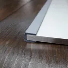 Профіль окантувальний пластиковий П5 8,5х10 сірий, планка 2 м