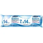 Бинт марлевий медичний стерильний Білосніжка 7м х 14см, тип 17