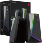 Акустична система 2E PCS233 RGB, 2.0, USB Black (2E-PCS233BK)