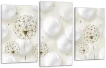 Модульна картина Квіти Абстракція Art-12_3