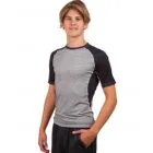 Футболка компресійна чоловіча LD-1105 Розмір: L (46-48) Колір: Сірий-чорний