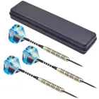 Дротики для гри в дартс циліндричні BL-3500 Baili (сталь,вага 22гр,3шт.,+3хвост,+6опер, футляр)