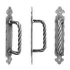 Кована ручка для вхідних дверей Артдеко 250х40х65 (63.031)