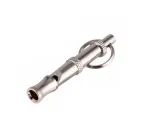 Свисток ультразвуковий для дресирування собак регульований сріблястий метал