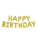 Фольговані Надувні Кулі HAPPY BIRTHDAY Золото