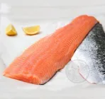 Філе лосося преміум (сьомга), на шкурі, зачищене, 1,7-2,2 кг\шт (ціна за 1кг)
