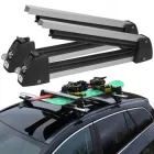 Багажник для перевезення лиж та сноубордів Amos Ski Lock 5 алюмінієвий сірий