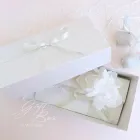 Gift box Bourgeois перлинний колір Вітальна листівка + конверт ручної роботи