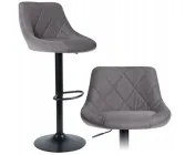Стілець барний хокер Homart 900TB сірий текстиль (9337)