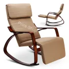 Крісло-гойдалка Homart HMRC-029 світло-коричневий з темним деревом (9309)