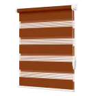 Ролета день ніч DecoSharm 30x160 см Каштановий
