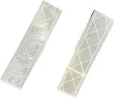 Світловідбивний браслет Poputchik M 35-40 см Сірий флікер 2 шт (70310-IS)