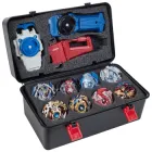 Кейс з ігровими вовчками Storm Gyro Чорний (8 штук в кейсі: В79 Фафнір, В104 Вінінг Волтраек, В96 Спрайзен, B100 Реквієм, В34 Волтраек, В35 Спрайзен, В48 Екскалібур, В66 Луніор)