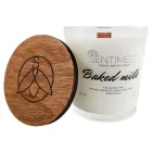 Ароматична кокосова свічка в склі з дерев'яним гнотом SENTIMELT Baked Milk 200 г (SM010BML)