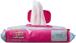 Вологі серветки очищаючі для собак і котів Inodorina Toallitas Refresh Talco з ароматом тальку 40 шт (8031398000091)