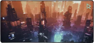 Ігрова поверхня RZTK Cyber City 900 x 400 x 4 мм