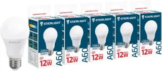Світлодіодна лампа Enerlight A60 12W 4100K E27 (A60E2712SMDNFRR) 5 шт