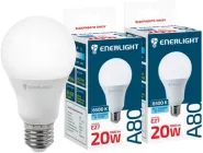 Світлодіодна лампа Enerlight A80 20 W 6500 K E27 2 шт (A80E2720SMDCFRS)