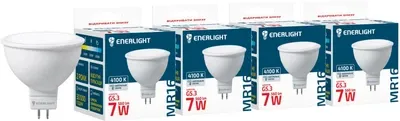 Світлодіодна лампа Enerlight MR-16 7W 4100K G5.3 4 шт (MR16G537SMDNFRS)