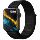 Нейлоновий ремінець Fruct Sport Loop Band для Apple Watch 42/44/45/46/49 mm Dark Black