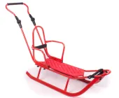 Санки Adbor Piccolino з регульованою ручкою Червоний (Adbor)