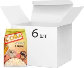 Упаковка попкорну Сова Кукурудзяна насолода Сирний 80 г х 6 шт (0.48 кг) (14820047630212)