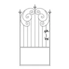 Кована хвіртка Артдеко 1000х2000 (КД-13) ЦІНА ВКАЗАНА ЗА КОМПЛЕКТ ЕЛЕМЕНТІВ