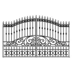 Ковані ворота Артдеко 3500х2000 (КВ-16) ЦІНА ВКАЗАНА ЗА КОМПЛЕКТ ЕЛЕМЕНТІВ