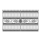 Ковані ворота Артдеко 3500х2000 (КВ-36) ЦІНА ВКАЗАНА ЗА КОМПЛЕКТ ЕЛЕМЕНТІВ