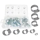 Набір металевих черв'якових хомутів Falcon 40 шт. (F01122)