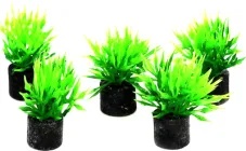 Набір штучних рослин Hobby Utricularia mini 1.5x1.5x3 см 5 шт. (HB51549) (4011444515490)