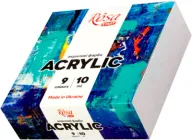 Набір акрилових фарб Rosa Start Color 9 кольорів 10 мл (4823098530992)