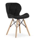 Стілець Just Sit RIPIANO велюр чорний