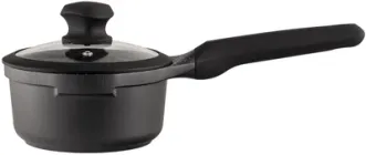 Сотейник з кришкою Vinzer Kuro Induction Line 16 см 1.2 л (50426V) (5907706504267)