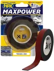 Двостороння клейка стрічка HPX Maxpower Outdoor для екстремальних навантажень 12 мм х 2 м Чорна (OT1202)