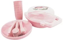 Набір для пікніка Omak Plastik Deco Bella пластик 30x24.5x13.5 см (8694816811343)