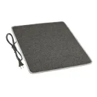 Килимок з підігрівом Теплик 50x30 см темно-сірий Стандарт (з термоізоляцією)