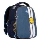 Рюкзак каркасний YES H-100 Smiley World 35х28х15 см синій (552223)