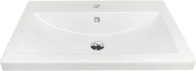 Раковина, умивальник накладний, штучний камінь Adamant CERS 70 White