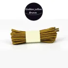 Шнурки в смужку Fastlaces TW-3 Golden Yellow Brown 120 см TW3GYB120