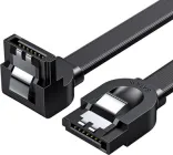Кабель UGREEN US217 Angled SATA 3 Data Cable 0.5m Black (30797)