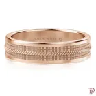 Обручку DIAMOND of LOVE "Благословення неба: Я тебе нікому не віддам" в рожевому золоті, 20 р)